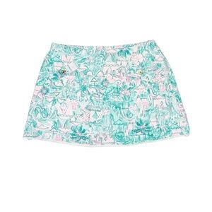 Lilly Pulitzer Pink and Green Patterned Skirt